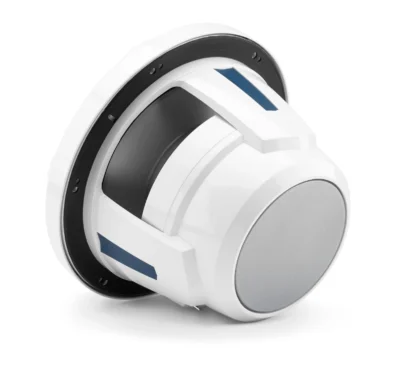 JL Audio - M6-10W-C-GwGw-4 10-inch (250 mm) Marine Subwoofer Driver, Gloss White Trim Ring, Gloss White Classic Grille, 4 Ω - Image 3