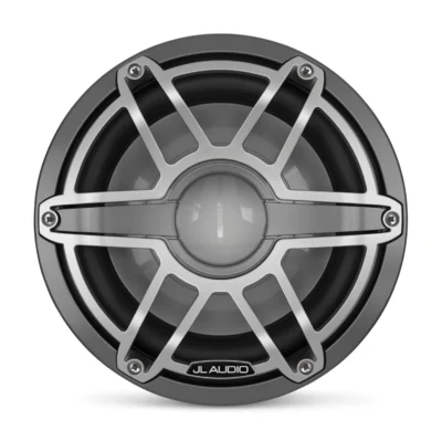 JL Audio - M6-10W-S-GmTi-4 10-inch (250 mm) Marine Subwoofer Driver, Gray Metallic Trim Ring, Titanium Sport Grille, 4 Ω - Image 3