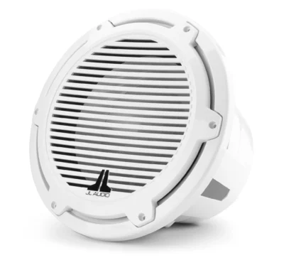 JL Audio - M7-12IB-C-GwGw-4 12-inch (300 mm) Marine Subwoofer Driver, Gloss White Trim Ring, Gloss White Classic Grille, 4 Ω