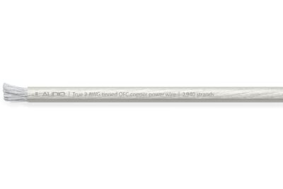 JL Audio - XD-CPW2-50 50 ft (15.2 m) Spool of Clear Power Wire, 2 AWG