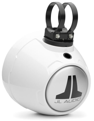 JL Audio - M6-650VEX-Gw-S-GwGw 6.5-inch (165 mm) Enclosed Coaxial System, Gloss White Enclosure, Gloss White Trim Ring, Gloss White Sport Grille - Image 2