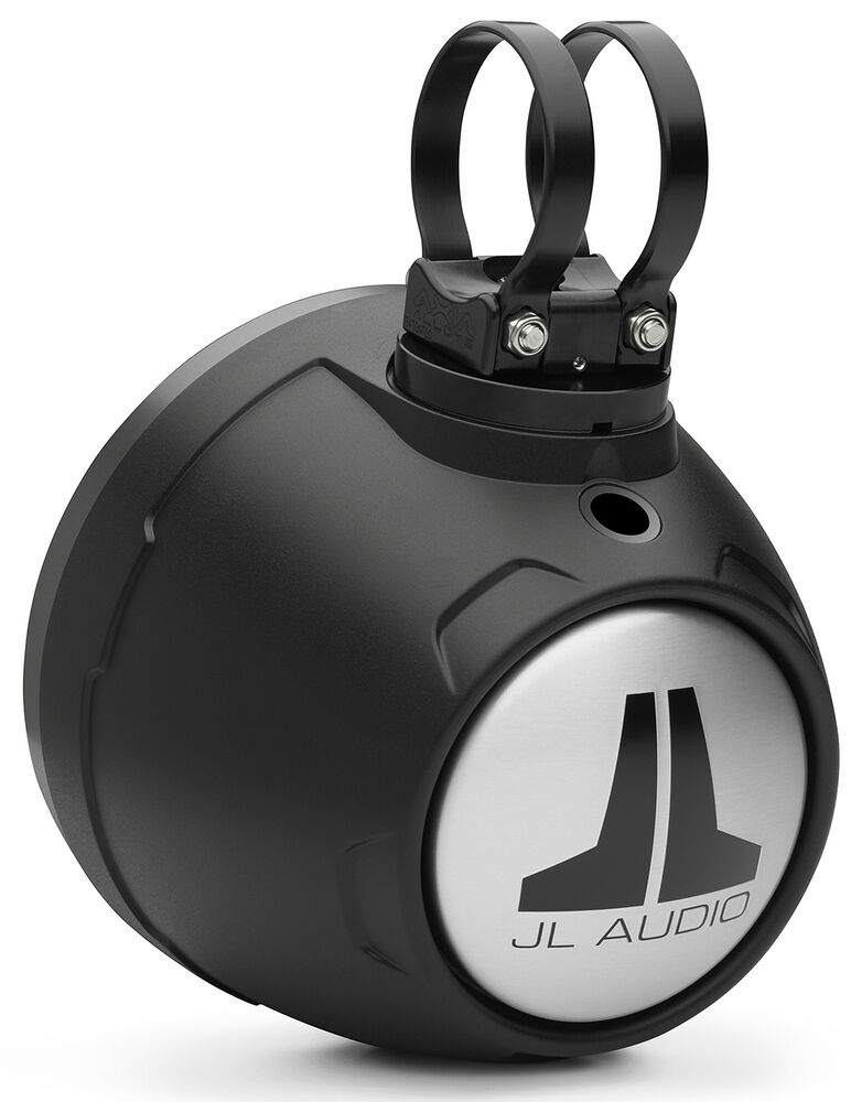JL Audio - M6-650VEX-Mb-S-GmTi-i 6.5-inch (165 mm) Enclosed Coaxial System with Transflective LED Lighting, Matte Black Enclosure, Gray Metallic Trim Ring, Titanium Sport Grille - Image 3