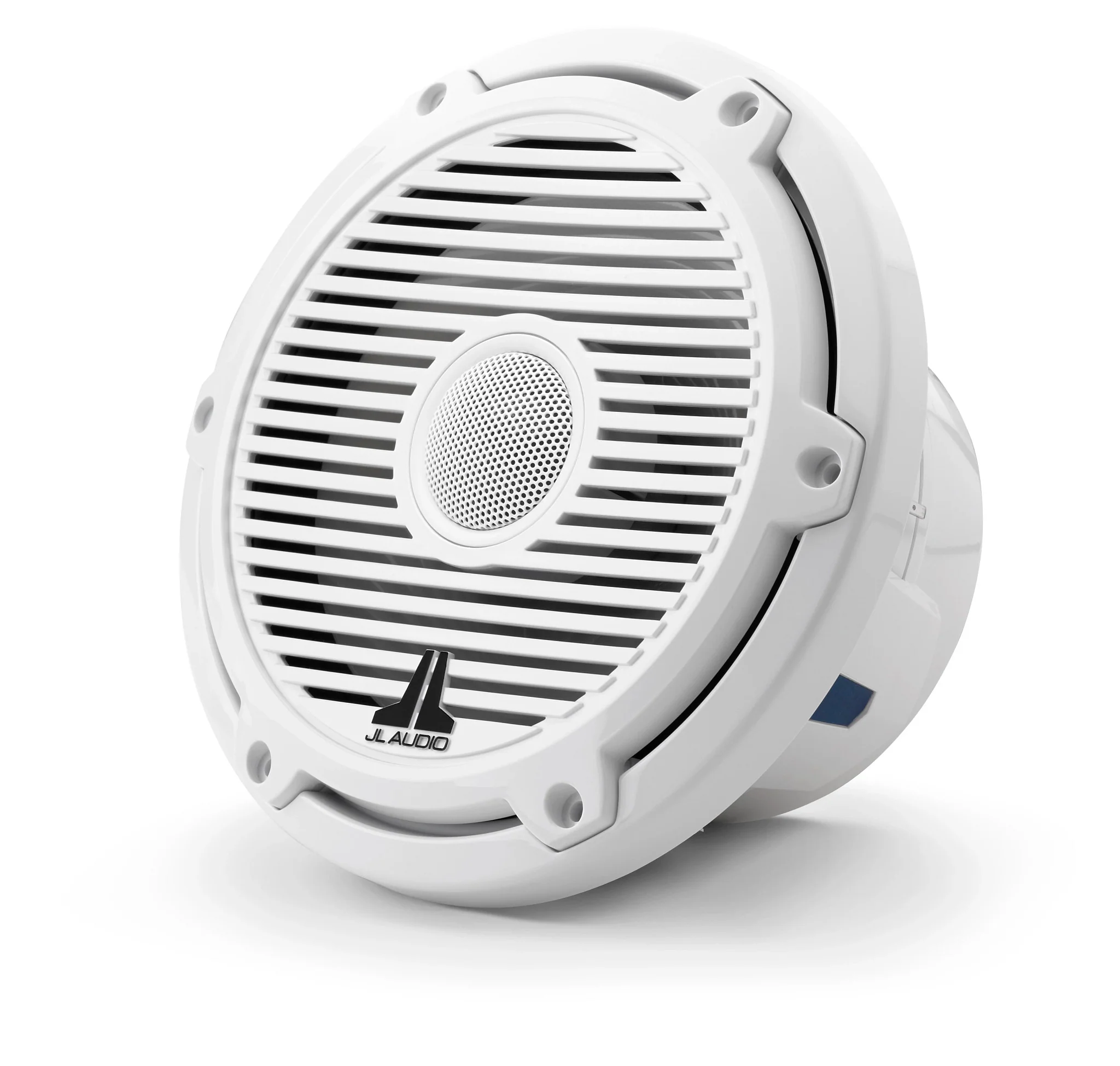 JL Audio - M6-770X-C-3Gw 7.7-inch (196 mm) Marine Coaxial Speakers, Gloss White Trim Ring, Gloss White Classic Grille, White Tweeter Mesh - Image 2