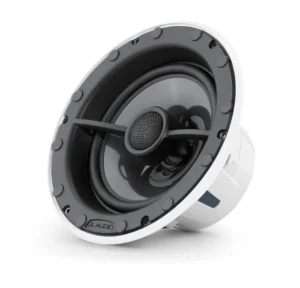 JL Audio - M6-770X-L-GwSw-Single 7.7-inch (196 mm) Marine Coaxial Speaker, White Trim Ring, White Luxe Grille
