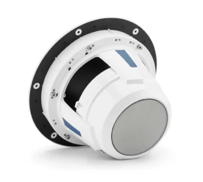 JL Audio - M6-8IB-C-GwGw-4 8-inch (200 mm) Marine Subwoofer Driver, Gloss White Trim Ring, Gloss White Classic Grille, 4 Ω - Image 3