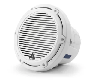 JL Audio - M6-8IB-C-GwGw-4 8-inch (200 mm) Marine Subwoofer Driver, Gloss White Trim Ring, Gloss White Classic Grille, 4 Ω