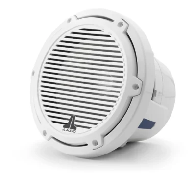 JL Audio - M6-8IB-C-GwGw-4 8-inch (200 mm) Marine Subwoofer Driver, Gloss White Trim Ring, Gloss White Classic Grille, 4 Ω