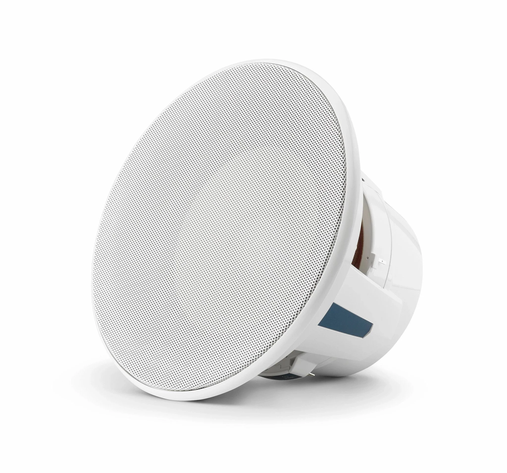 JL Audio - M6-8IB-L-GwGw-4 8-inch (200 mm) Marine Subwoofer Driver, White Trim Ring, White Luxe Grille, 4 Ω