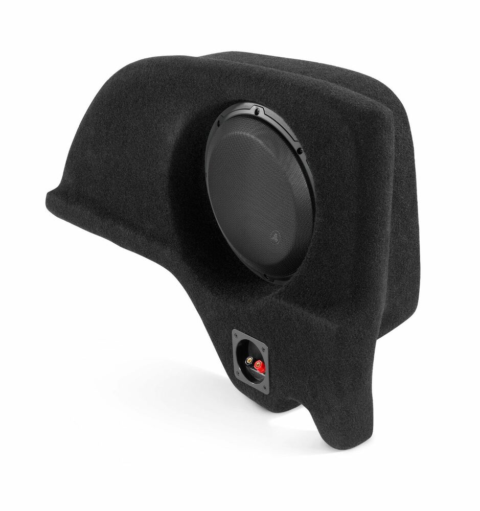 JL Audio - SB-J-GCHWK2/10W3v3/BK Stealthbox Enclosed Subwoofer for 2011-2021 Jeep Grand Cherokee with Black or Light Frost interior