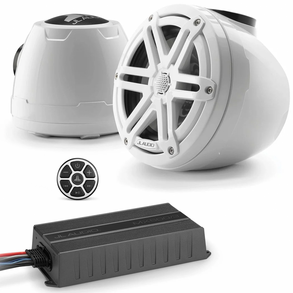 JL Audio - SLPK-YA-19FXC-Gw SlamPak Audio System for 2019-2021 Yamaha FX WaveRunner