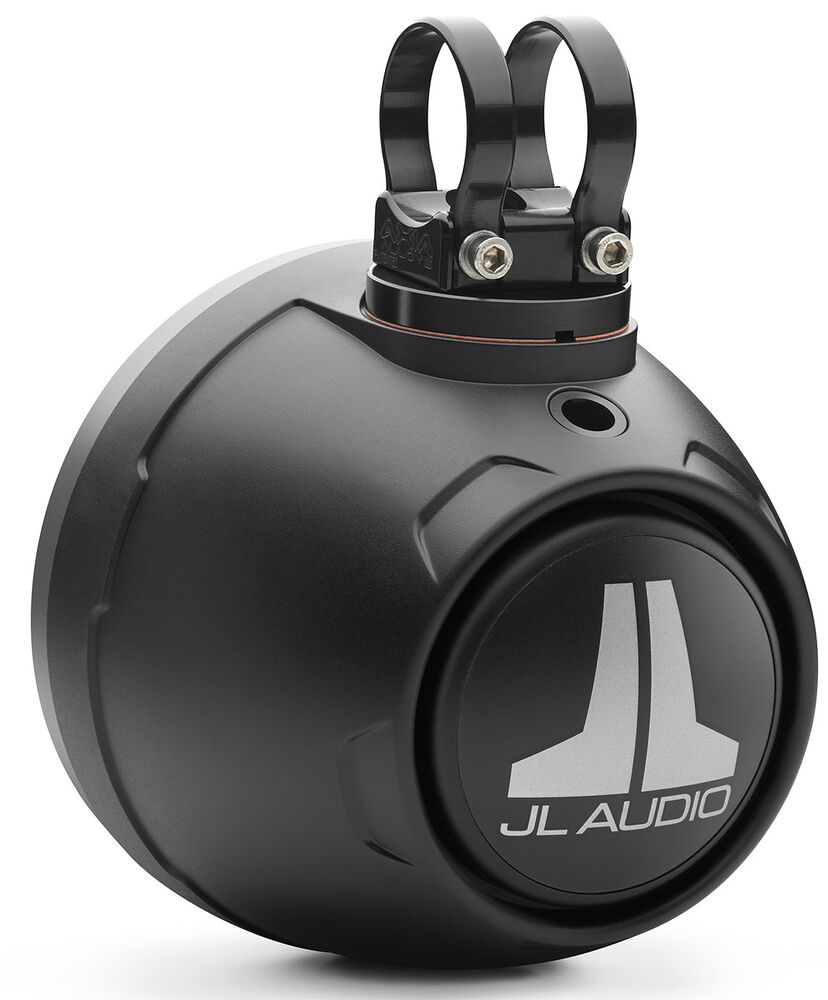 JL Audio - M3-650VEX-Mb-S-Gm-i 6.5-inch (165 mm) Enclosed Coaxial System with RGB LED Lighting, Matte Black Enclosure, Gray Metallic Sport Grilles - Image 2