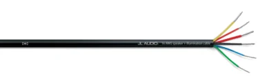 JL Audio - XD-BLKMFC-250 250 ft. (76.2 m) Spool of 6-Conductor, Black Multifunction Cable