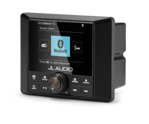 JL Audio - MM55 Premium, Compact Marine Source Unit with Full-color LCD