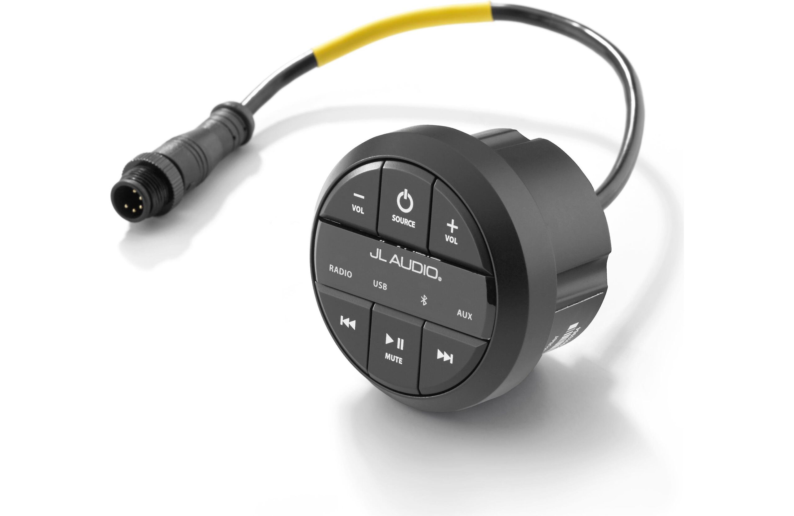 JL Audio - MMR-20-BE Round, wired, non-display remote controller for use with MediaMaster - Image 2