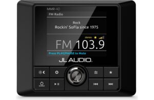 JL Audio - MMR-40 Wired, Full-Function NMEA 2000 Network Controller with Full-Color LCD Display for use with MediaMaster