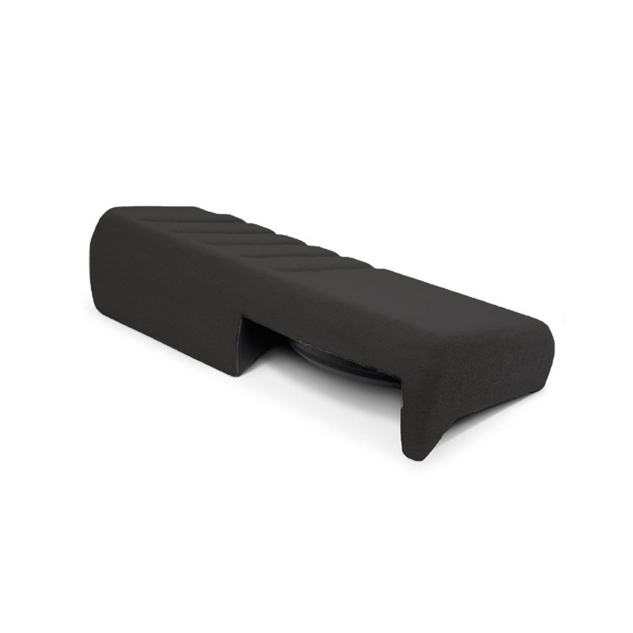 JL Audio - SB-F-SUPRCC/13TW5v2/BK Stealthbox Enclosed Subwoofer for 2004-2016 SuperDuty Crew Cab with FlexFold 60/40 split bench rear seat and Black (leather) interior