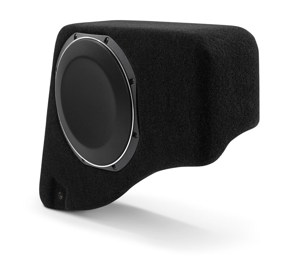 JL Audio - SB-J-WRUP/10TW1-4 Stealthbox Enclosed Subwoofer for 2007-2017 Jeep Wrangler Unlimited (Passenger Side - 4 Ω)