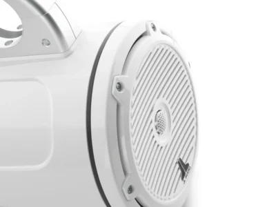 JL Audio - M3-770ETXv3-Gw-C-Gw 7.7-inch (196 mm) Enclosed Tower Coaxial System, Gloss White Enclosure, Gloss White Classic Grille - Image 2