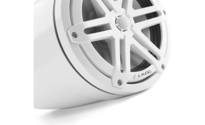 JL Audio - M3-770ETXv3-Gw-S-Gw 7.7-inch (196 mm) Enclosed Tower Coaxial System, Gloss White Enclosure, Gloss White Sport Grille - Image 2