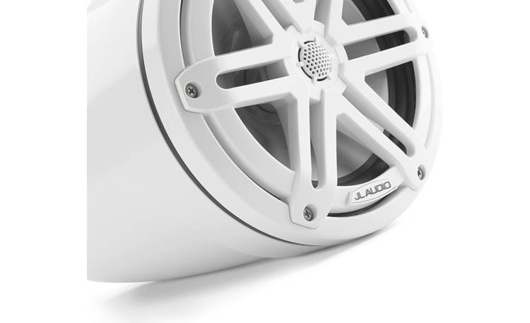 JL Audio - M3-770ETXv3-Gw-S-Gw 7.7-inch (196 mm) Enclosed Tower Coaxial System, Gloss White Enclosure, Gloss White Sport Grille - Image 2