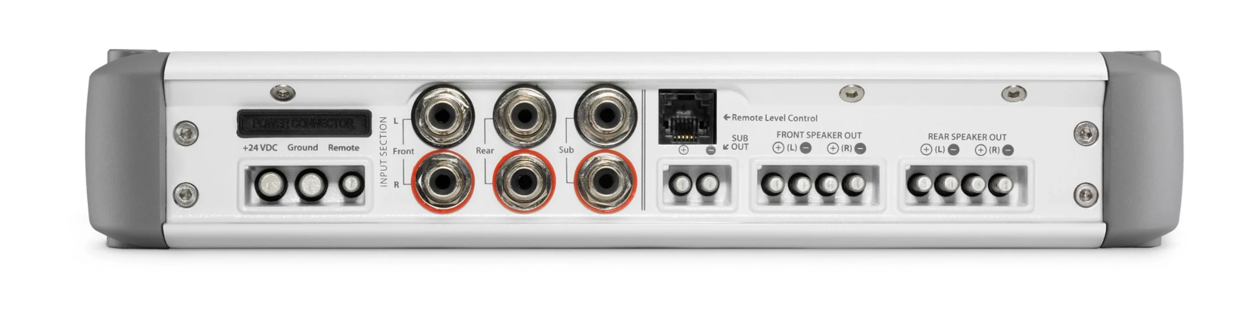 JL Audio - MHD900/5-24V 5 Ch. Class D Full-Range Marine System Amplifier, 900 W, For 24V Systems - Image 2