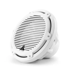 JL Audio - M3-10IB-C-Gw-4 10-inch (250 mm) Marine Subwoofer Driver, Gloss White Classic Grille, 4 Ω