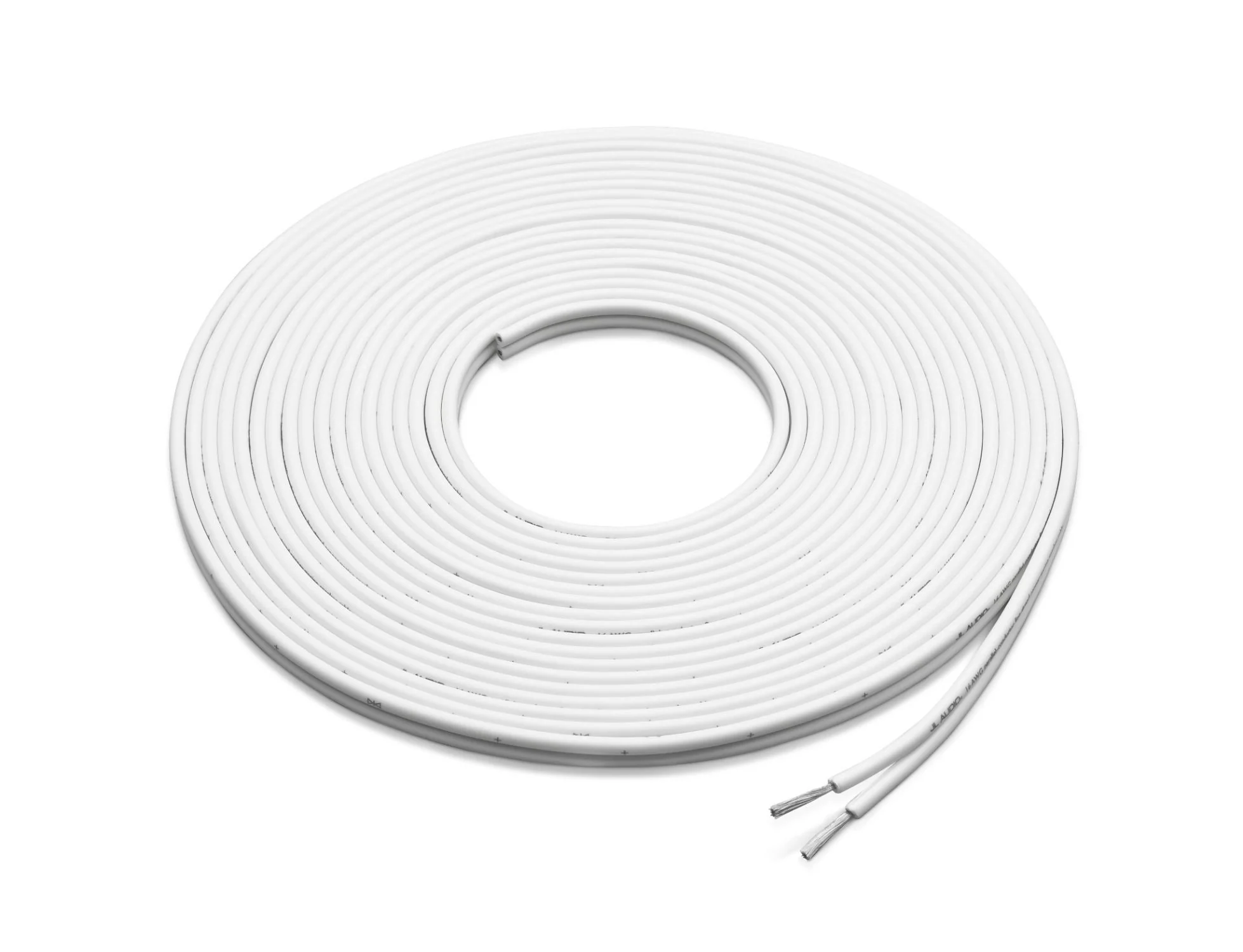 JL Audio - XM-WHTSC16-25 25 ft (7.6 m) White 16 AWG, Parallel Conductor Speaker Cable