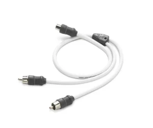 JL Audio - XMD-WHTAICY-1F2M Marine Y-Adaptor, 1 Female Jack, 2 Male Plugs