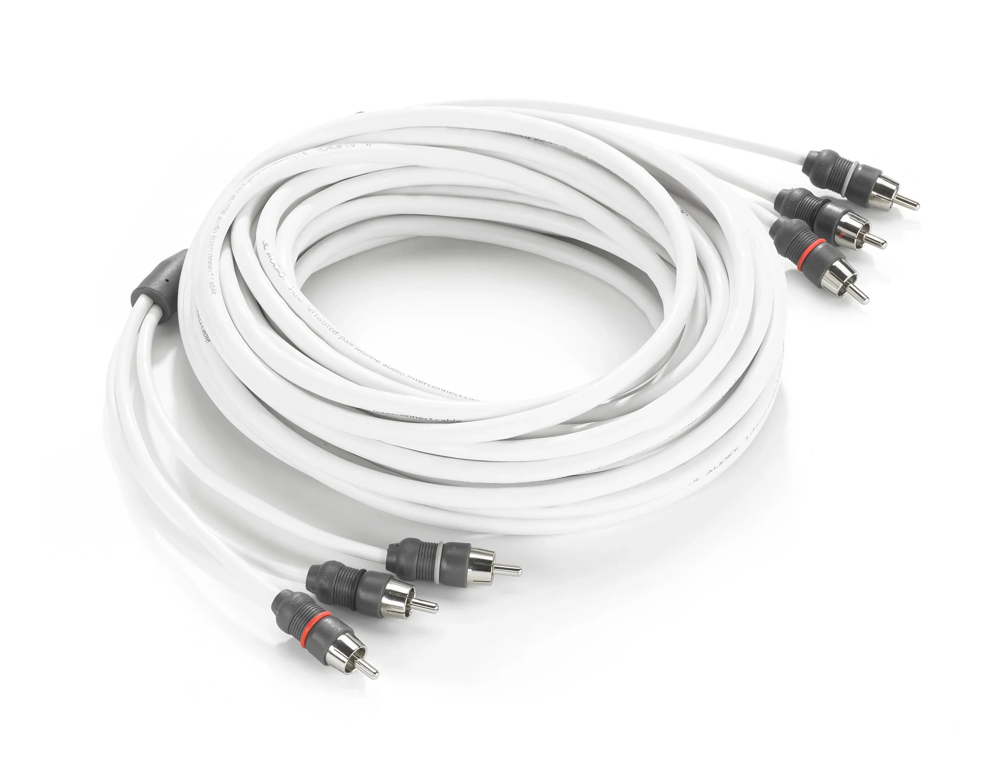 JL Audio - XMD-WHTAIC3-25 3-Channel, 25 ft (7.62 m) Marine Audio Interconnect