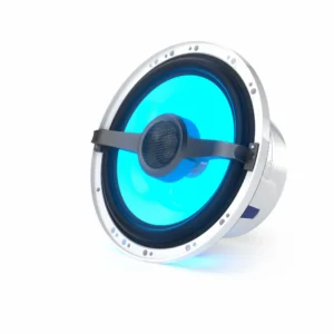 JL Audio - M6-770XC-S-i M6 7.7-inch Marine Coaxial Speaker Core with Transflective LED Lighting (100 W, 4 Ω), Single