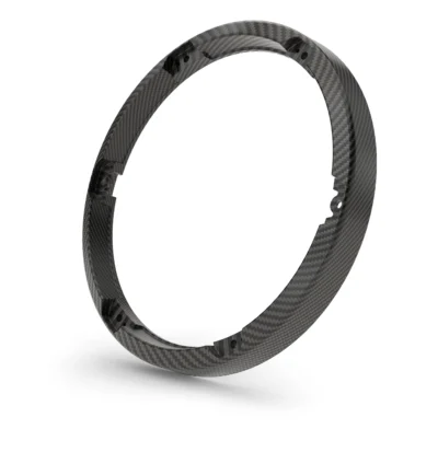 JL Audio - M6-880STR-S-CF M6 8.8-inch Speaker/Subwoofer Trim Ring for Sport Grille, Single Carbon Fiber