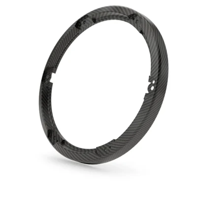 JL Audio - M6-770STR-S-CF M6 7.7-inch Speaker Trim Ring for Sport Grille, Single Carbon Fiber