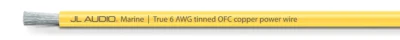 JL Audio - XM-YPW6-200 200 ft (61 m) Spool of ABYC Yellow Power Wire, 6 AWG