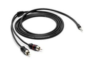 JL Audio - XD-MINIRCA-6 2-Channel, 6 ft (1.83 m) Mini to RCA Audio Interconnect