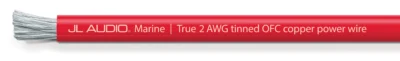 JL Audio - XM-RPW2-50 50 ft (15.2 m) Spool of ABYC Red Power Wire, 2 AWG