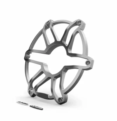 JL Audio - M6-10SGI-S-TI - M6 10-inch Subwoofer Grille Insert for Sport Grille, Single Titanium