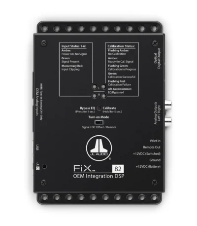 JL Audio - FiX-82 OEM Integration DSP with Automatic Time Correction and Digital EQ