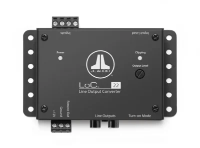 JL Audio - LoC-22 Fully Active, Two-Channel Speaker Level to Line Output Converter with Auto Turn-On