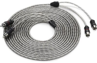 JL Audio - XD-CLRAIC2-18 2-channel RCAs 18 ft. (5.49 m) Two-channel Twisted-Pair Audio Interconnect Signal Cable w/ Molded Connectors