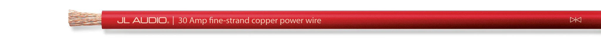 JL Audio - XD-RPW30A-250 250 ft (76.2 m) Spool of Red Power Wire, 30 A capacity