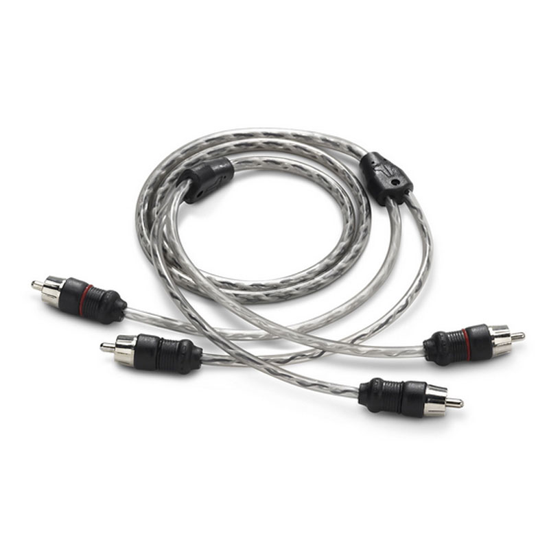 JL Audio - XD-CLRAIC2-3 3 ft 2-Channel RCA Cable 3 ft. (.9 m.) 2-channel Twisted-Pair Audio Interconnect Cable w/ Molded Connectors