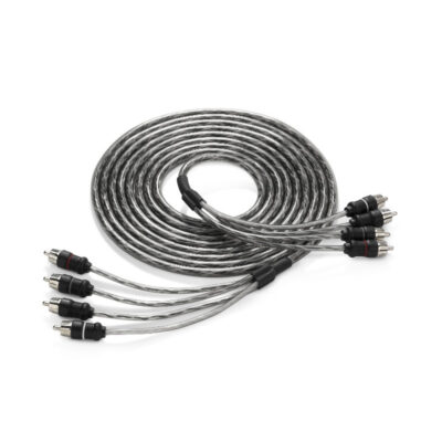 JL Audio - XD-CLRAIC4-12 12 ft. (3.66) 4-channel Twisted-Pair Audio Interconnect Cable w/ Molded Connectors