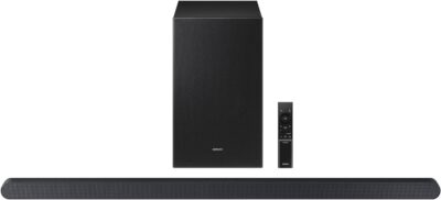 SAMSUNG - HW-S700D 3.1ch Soundbar w/Wireless Dolby Atmos Audio, Ultra Slim Design, Q-Symphony, SpaceFit Sound Pro, Adaptive Sound, Game Mode Pro