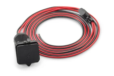 JL Audio - XMD-USBCHG/2X-PNL Dual USB Charging Jack for Panel-Mounting - Image 2