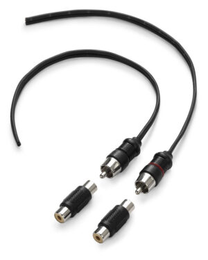 JL Audio - XD-CLRAIC2-SW Speaker Wire to RCA Cable 2-channel Speaker Wire to RCA Adaptor for High-Level Signal Connection to Amplifiers