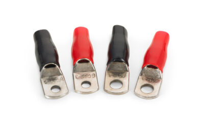 JL Audio - XD-RT4-4PAK Ring Terminals 4 AWG Premium Series Crimpable Ring Terminals - 4 Pack